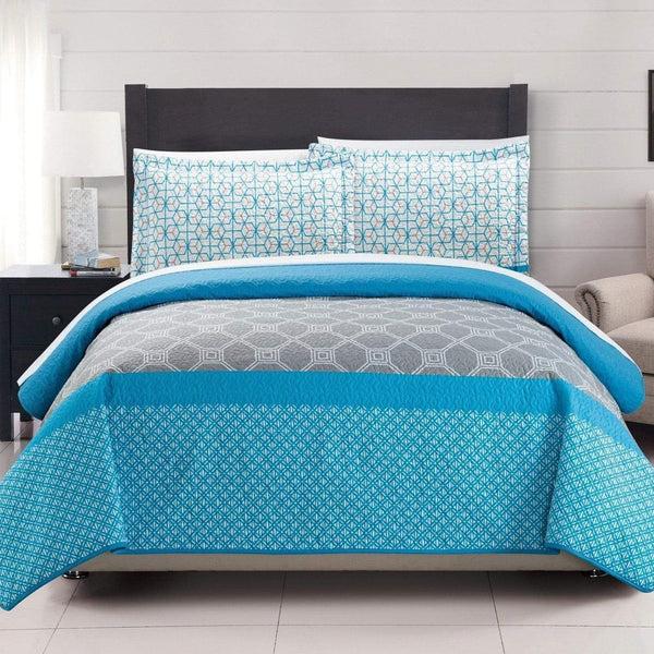 Chic Home Lori 7 Piece Reversible Quilt Set