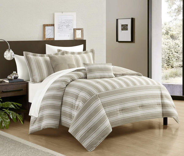 Chic Home Lydia 9 Piece Chenille Comforter Set