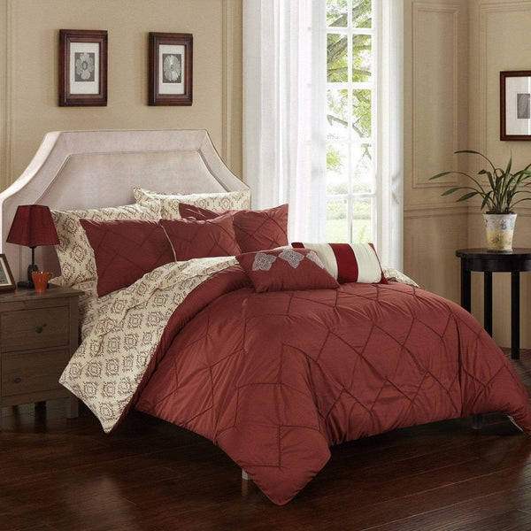 Chic Home Maddie 10 Piece Reversible Comforter Set