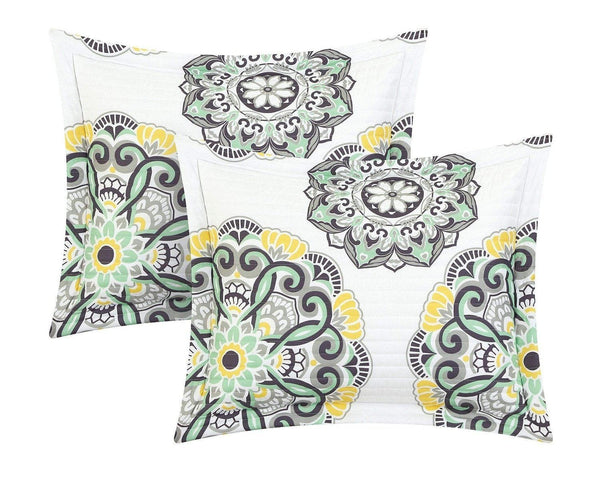 Chic Home Madrid 4 Piece Boho Medallion Quilt Set