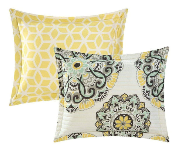 Chic Home Madrid 8 Piece Boho Medallion Quilt Set