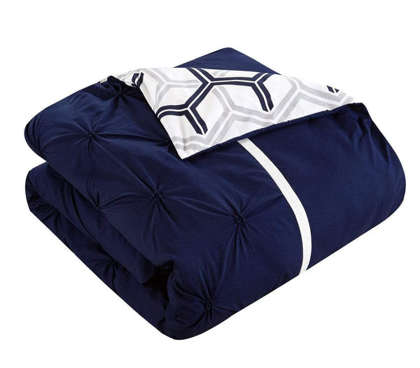 Chic Home Marcia 4 Piece Reversible Comforter Set