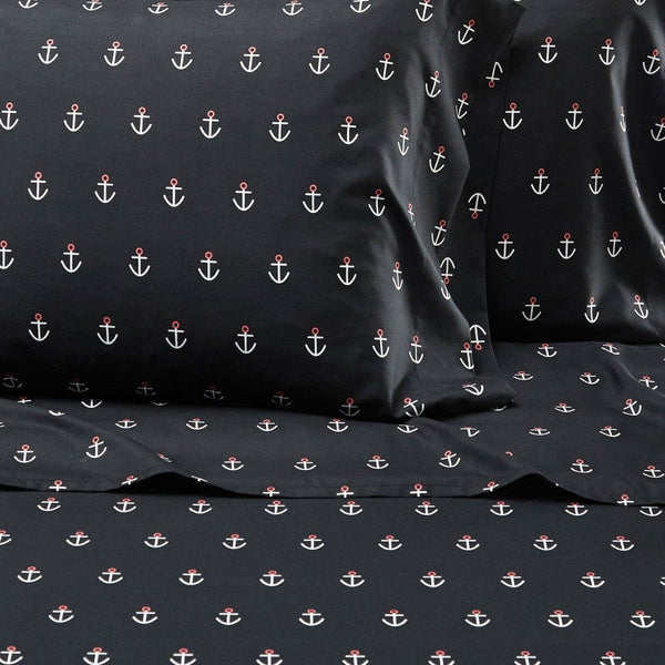Chic Home Marina 4 Piece Anchor Pattern Sheet Set
