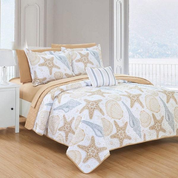 Chic Home Maritime 8 Piece Reversible Quilt Set