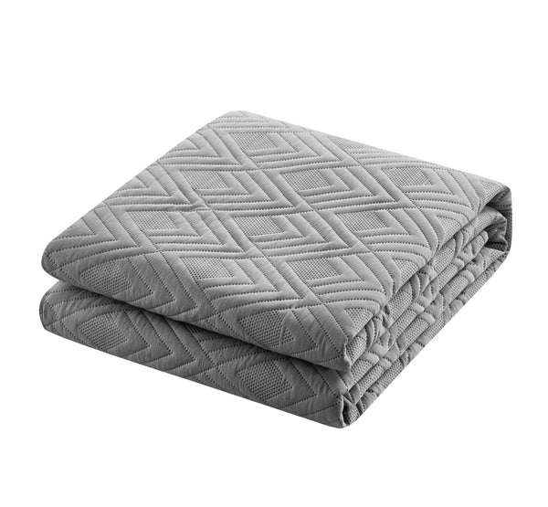 Chic Home Marling 7 Piece Geometric Quilt Set