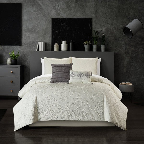 chic home Mayflower 9 Piece Embossed Comforter Set