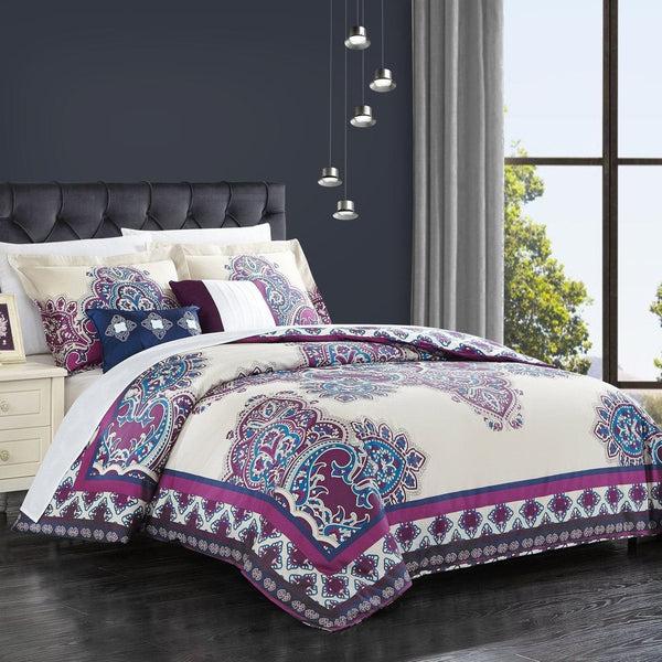 chic home Mazal 5 Piece Cotton Comforter Set