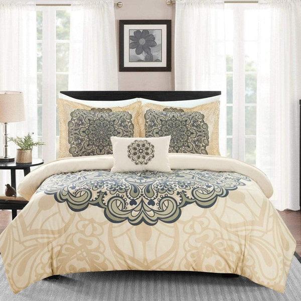 chic home Mindy 4 Piece Boho Duvet Cover Set