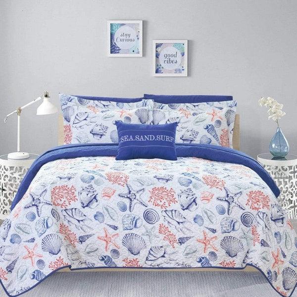 chic home Moselle 8 Piece Reversible Quilt Set