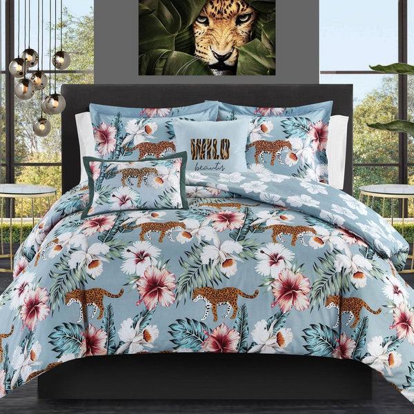 chic home Myrina 5 Piece Floral Comforter Set