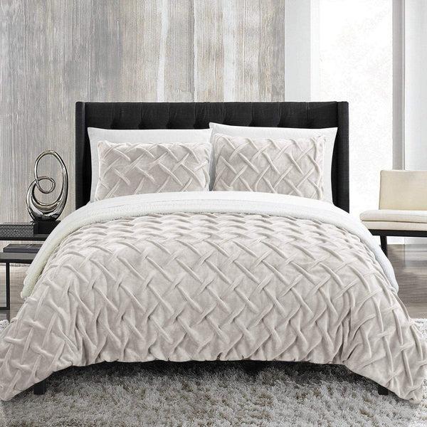 chic home Naama 7 Piece Sherpa Comforter Set