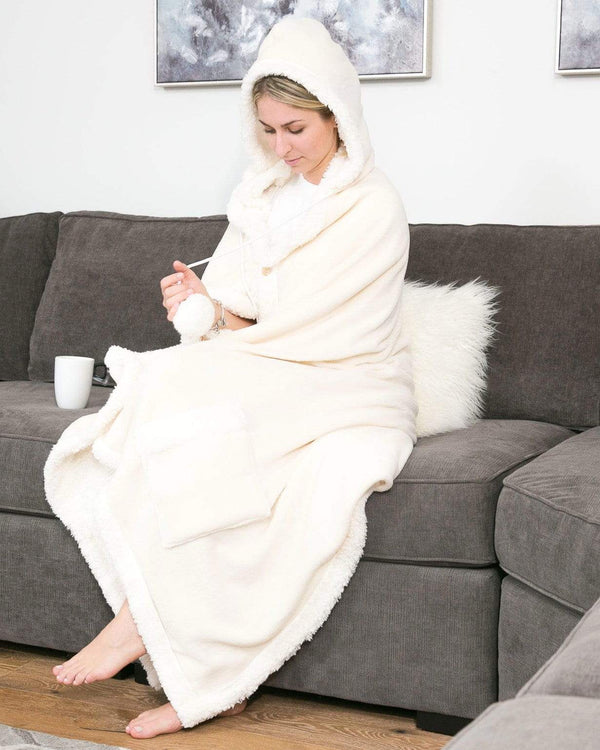 Chic Home Nava Animal Print Plush Snuggle Hoodie