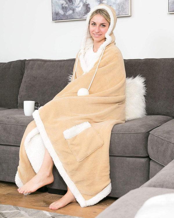 Chic Home Nava Animal Print Plush Snuggle Hoodie