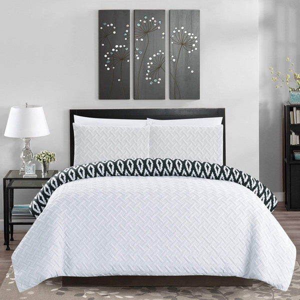 chic home Ora 3 Piece Reversible Comforter Set