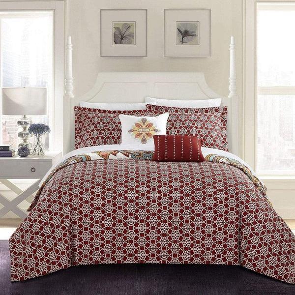 Chic Home Orli 5 Piece Cotton Comforter Set