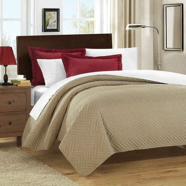 Chic Home Palermo 7 Piece Reversible Quilt Set