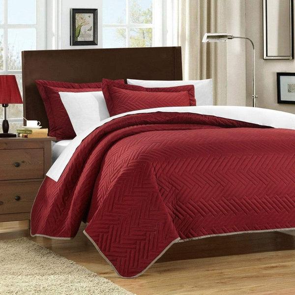 chic home Palermo 7 Piece Reversible Quilt Set
