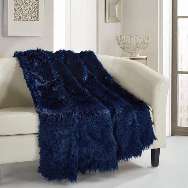 Chic Home Penina Shaggy Faux Fur Throw Blanket