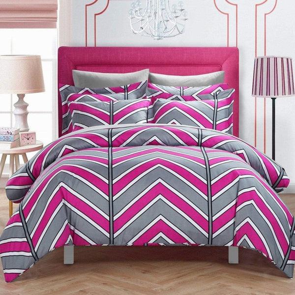 Chic Home Piper 9 Piece Reversible Duvet Cover Set