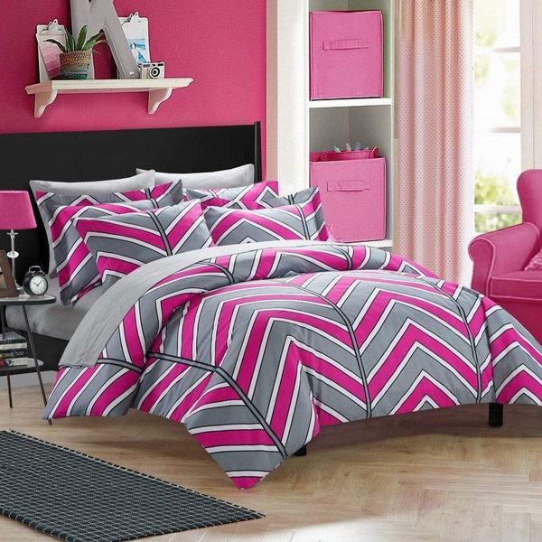 Chic Home Piper 9 Piece Reversible Duvet Cover Set