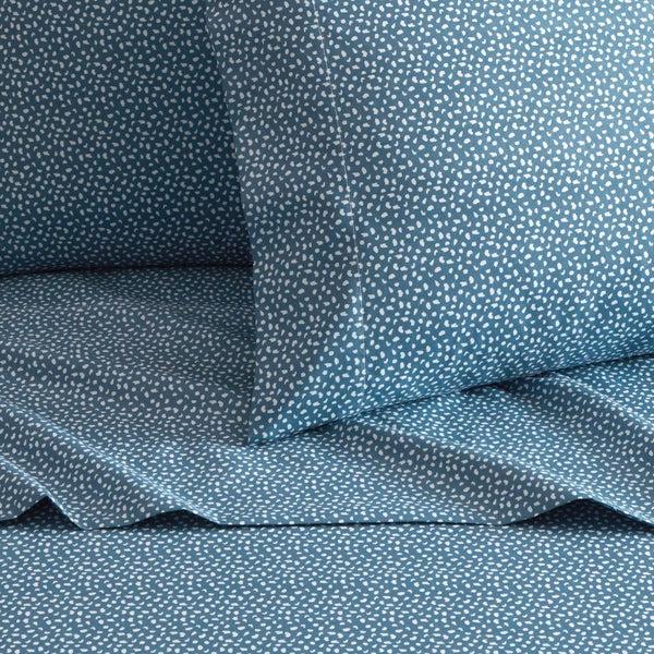 Chic Home Raven 4 Piece Spotted Print Sheet Set