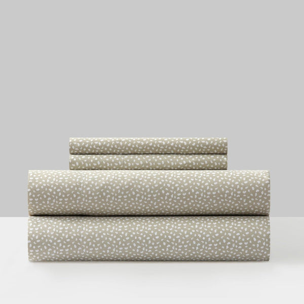 Chic Home Raven 4 Piece Spotted Print Sheet Set