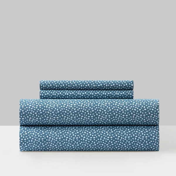 chic home Raven 4 Piece Spotted Print Sheet Set