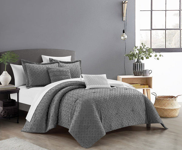 Chic Home Reign 9 Piece Jacquard Comforter Set