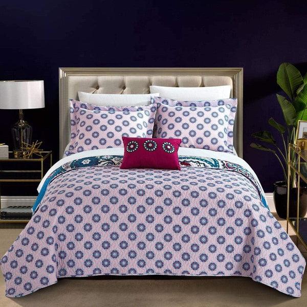 Chic Home Reims 4 Piece Boho Quilt Set