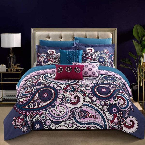 chic home Remsen 10 Piece Boho Comforter Set