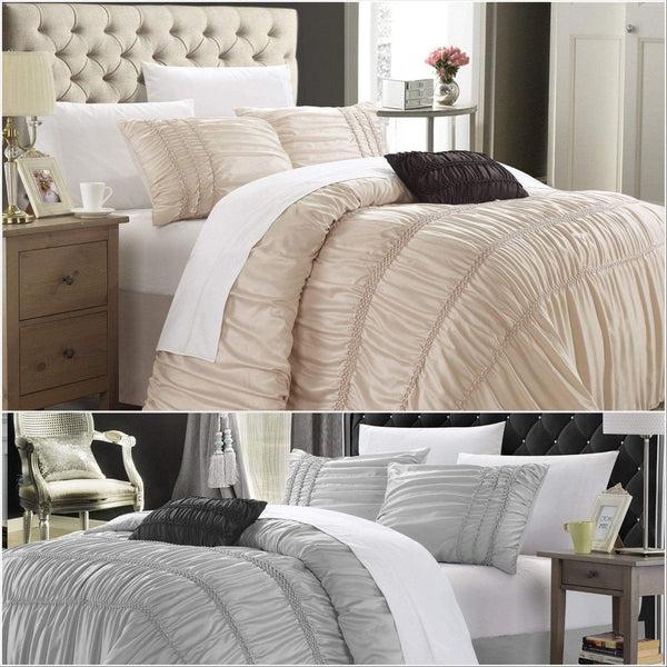 chic home Romantica 9 Piece Ruffled Comforter Set