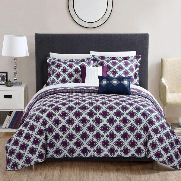 Chic Home Ronan 4 Piece Cotton Duvet Cover Set