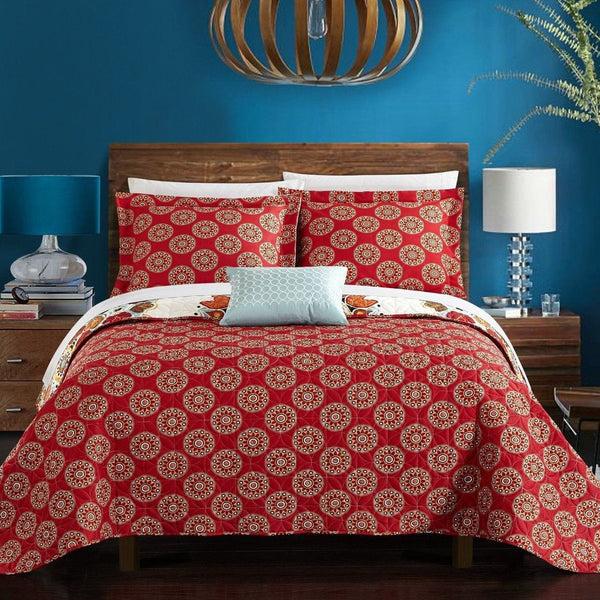 Chic Home Rouen 8 Piece Boho Paisley Quilt Set