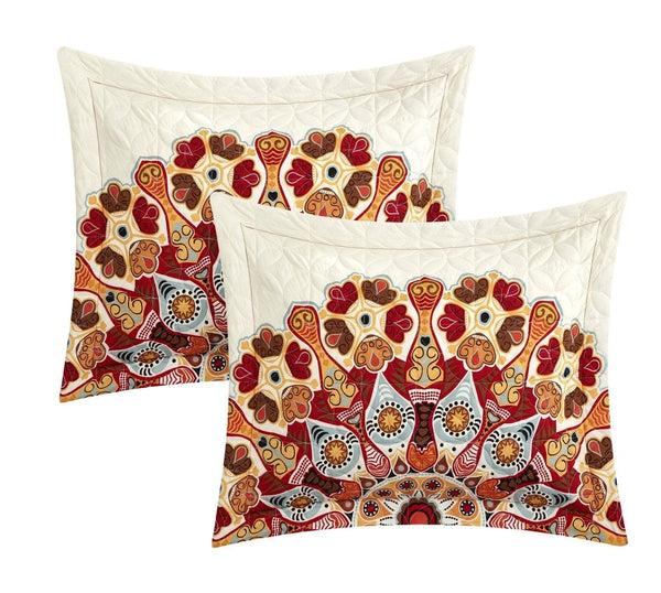 Chic Home Rouen 8 Piece Boho Paisley Quilt Set