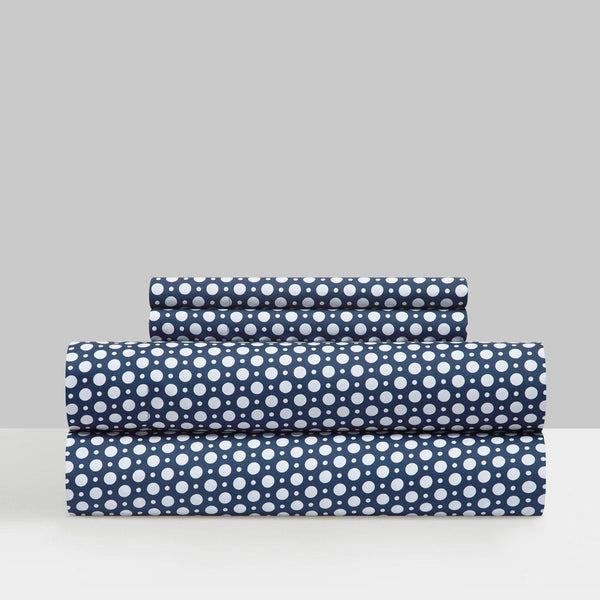 chic home Rylie 4 Piece Polka Dot Sheet Set
