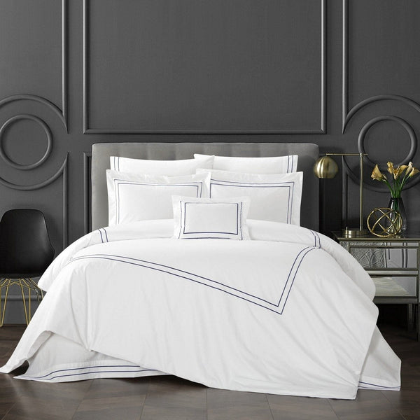 chic home Santorini 8 Piece Cotton Comforter Set