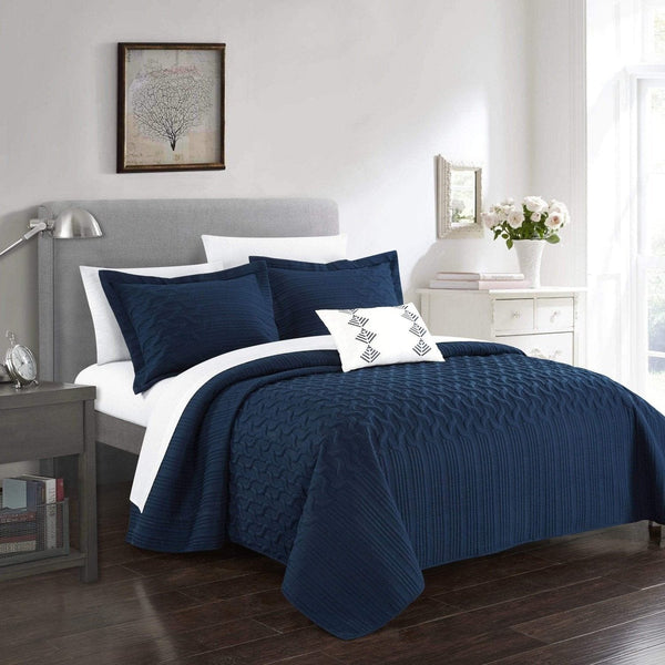 Chic Home Shalya 8 Piece Stitched Quilt Set