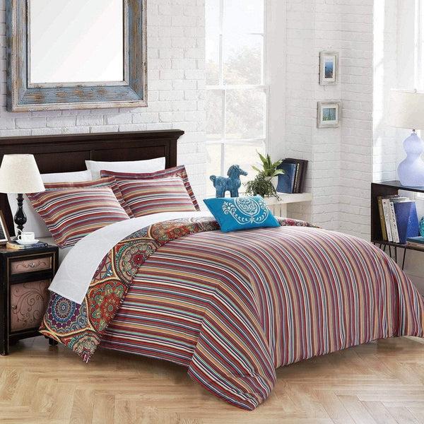 Chic Home Shulamit 8 Piece Boho Duvet Cover Set