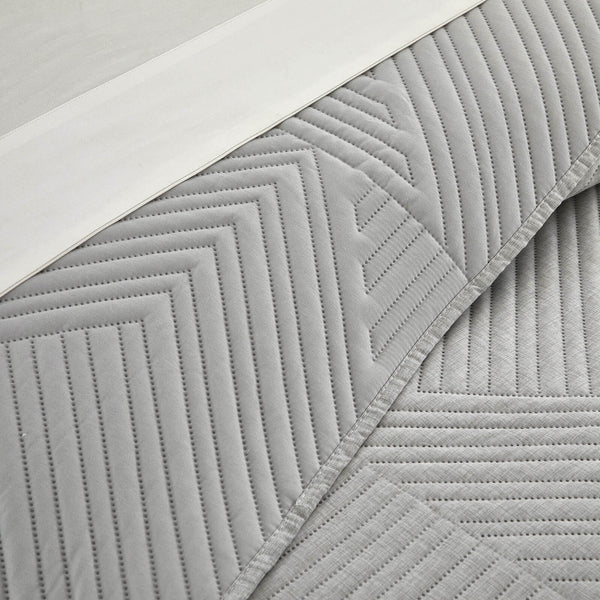 Chic Home Sianna 7 Piece Geometric Quilt Set