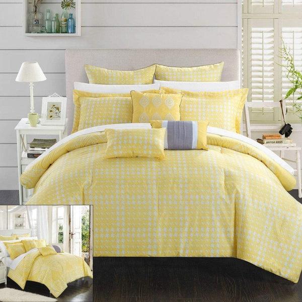 Chic Home Sicily 8 Piece Jacquard Comforter Set