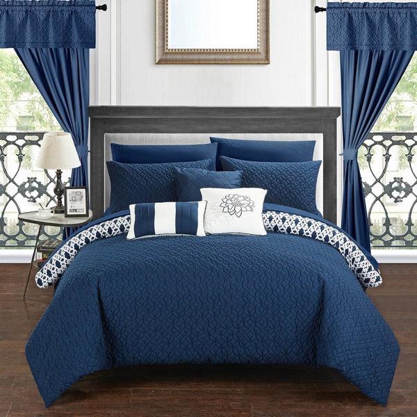 chic home Sigal 20 Piece Reversible Comforter Set