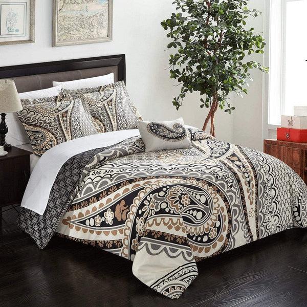 chic home Soliel 4 Piece Boho Duvet Cover Set