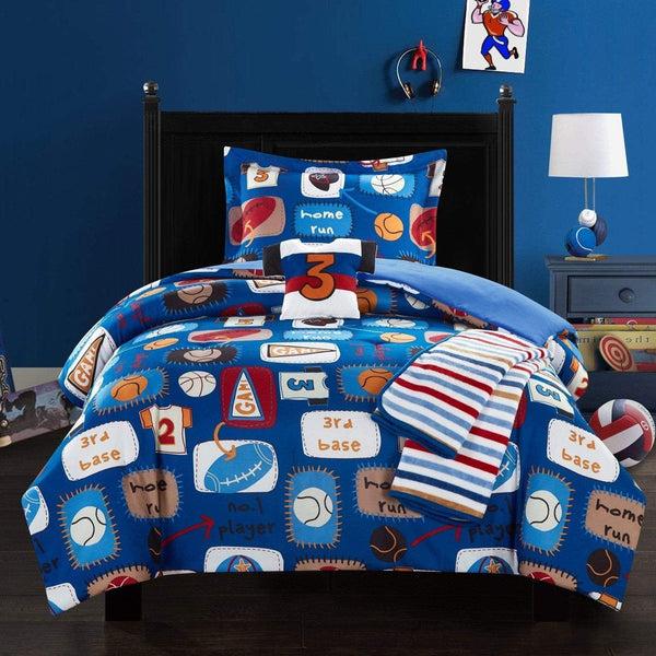 chic home Sport Camp 5 Piece Kids Comforter Set