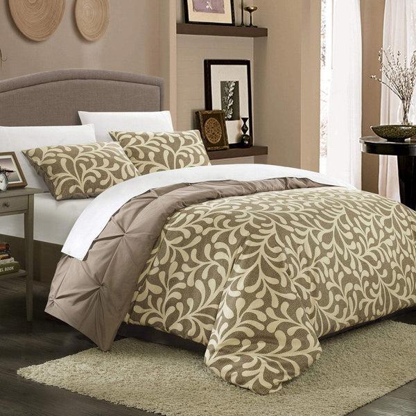 Chic Home Talia 3 Piece Reversible Duvet Cover Set