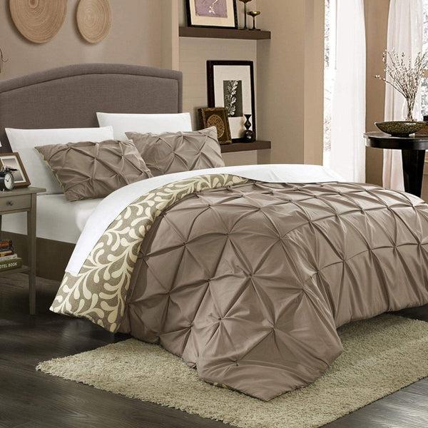 chic home Talia 7 Piece Reversible Duvet Cover Set