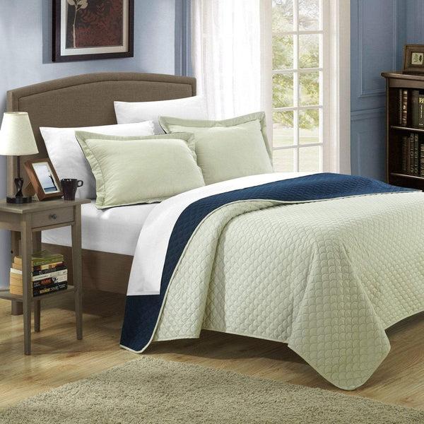 Chic Home Teresa 7 Piece Reversible Quilt Set