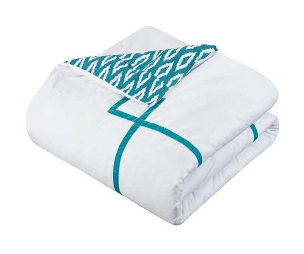 Chic Home Trace 9 Piece Reversible Comforter Set