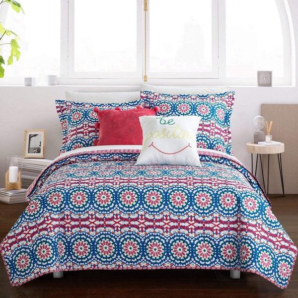 chic home Tristan 9 Piece Boho Quilt Set