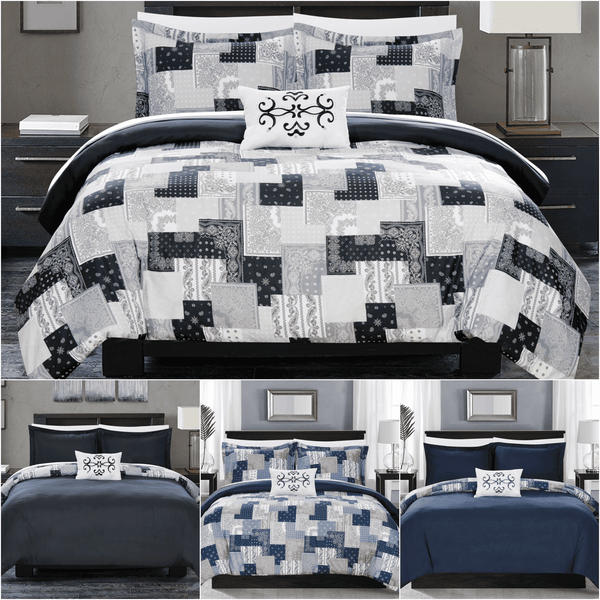 chic home Utopia 8 Piece Boho Duvet Cover Set
