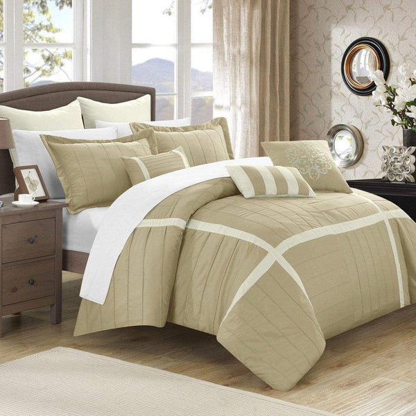 Chic Home Vera 12 Piece Patchwork Comforter Set